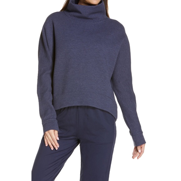 New Zella Carey Ridge Funnel Neck 